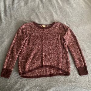Cozy Maroon/Burgundy Sweater Size Small